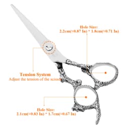 6 Inch Professional Hair Scissors Barbershop Hair Cutting Thinning Scissors Set JP440C Hairdressing Shears Salon Supplies A0111A