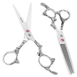 6 Inch Professional Hair Scissors Barbershop Hair Cutting Thinning Scissors Set JP440C Hairdressing Shears Salon Supplies A0111A