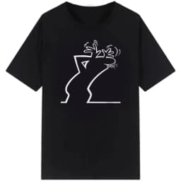 Osvaldo Cavandoli La Linea Cartoon Print TShirt Men Women Unisex Streetwear Fashion Harajuku Kawaii T-shirt Women's Y2K Clothing