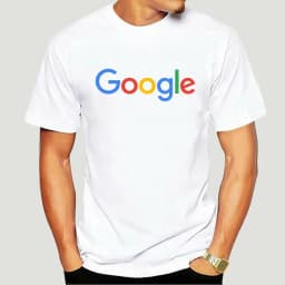 2026 New Cotton Summer Google Casual T-shirt Kleidung Print T Shirt Oansatz Kurzarm Tees Google Logo Kurzarm T Hemd