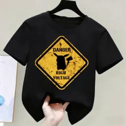 Pokémon anime summer T-shirts for boys and girls, cotton casual loose short sleeve tops for women,Y2K style couple matching tees