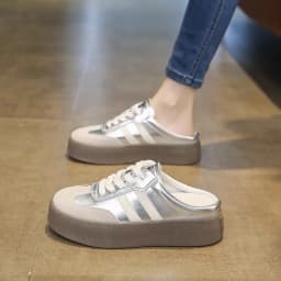 Spring and summer New Fashion thick-soled bag half Slippers Women's Outerwear Popular casual Comfortable one-foot Pedal 2026