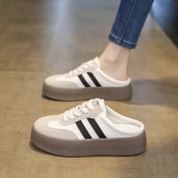 Spring and summer New Fashion thick-soled bag half Slippers Women's Outerwear Popular casual Comfortable one-foot Pedal 2026