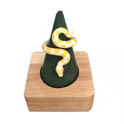 Healing Simulation Corn Snake Open Ring Adjustable Index Finger Ring Niche Ins Style Creative Jewelry