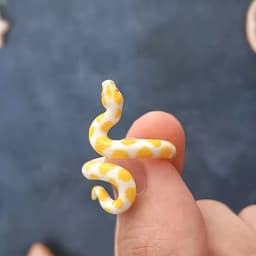 Healing Simulation Corn Snake Open Ring Adjustable Index Finger Ring Niche Ins Style Creative Jewelry