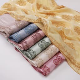 Embroidered Hijab Glitter Shimmer Shawl Muslim Head Scarf for Wedding Soft Satin Muslim Shawl Sparkly Sequin Scarf