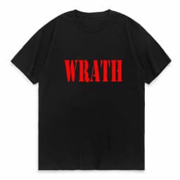Limited WRATH Natural Selection Logo Design Graphic Men T-Shirt Summer Fashion Streetwear O Neck Cotton Short sleeve Top Tee