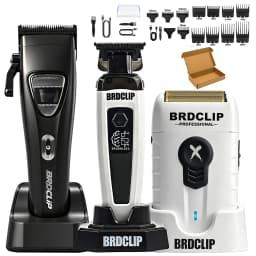 Professional Electric Hair Clipper Hair Trimmer Brushless Motor 7500RPM DLC Blade Electric Shaver 8000RPM DC Motor BRDCLIP Shop