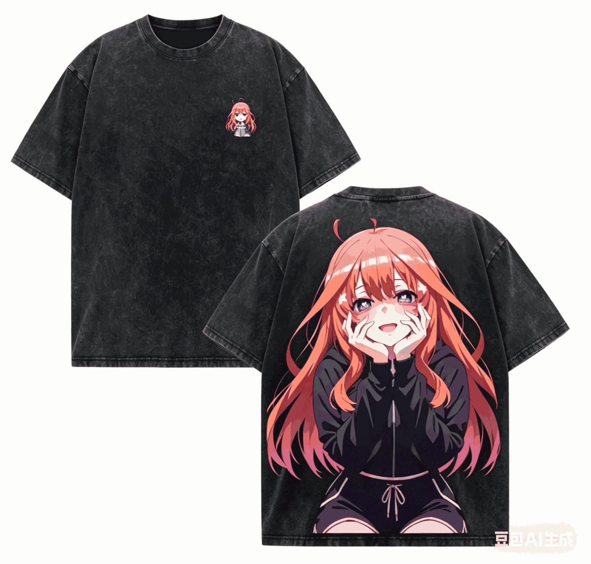 The Quintessential Quintuplets Washed T-shirt 2026 New Model personality Clothes shirt Year round clothing Streetwear Trendy tee