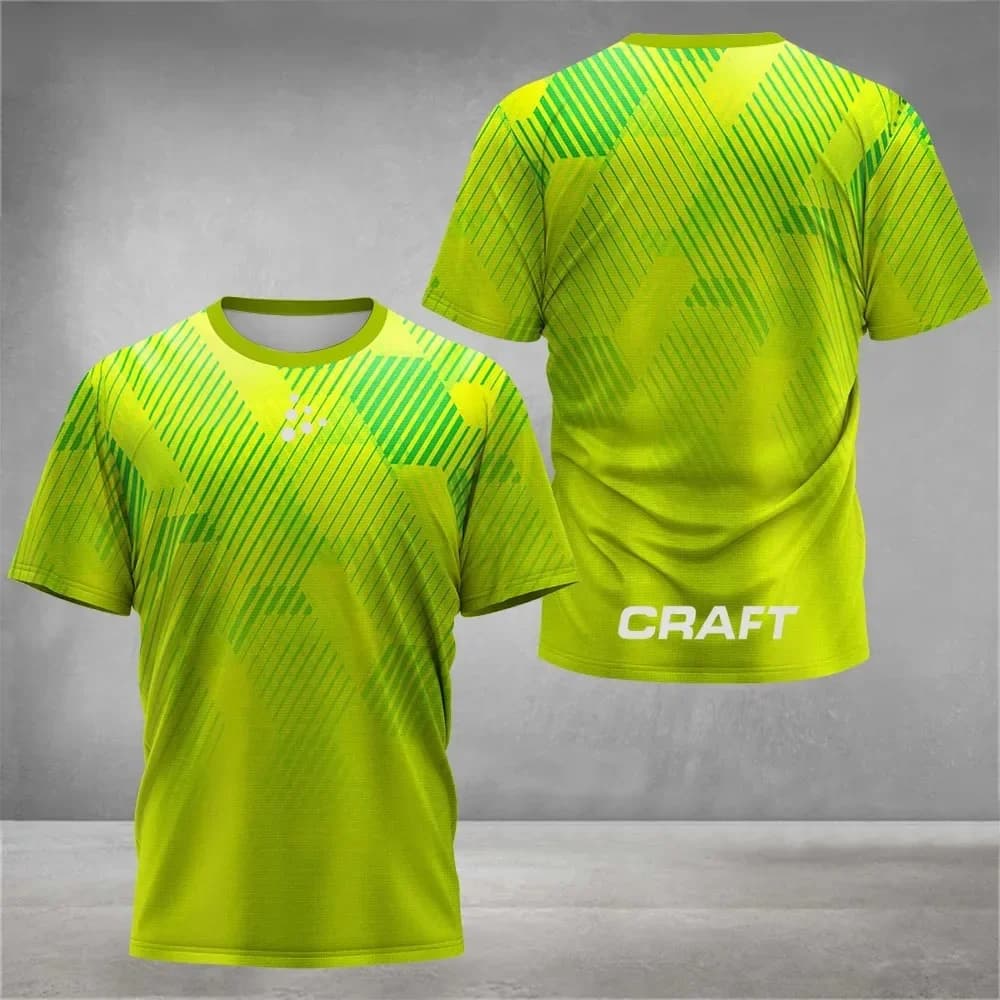 Fashion Breathable Men's Sport T-shirt Hot Sale Summer Men Casual Clothes Quick Drying Badminton Tennis Short Sleeve Tops