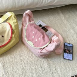 Cute Fresh Fruit Dumpling Bag, Summer Guava Watermelon Pattern Crossbody Bag, Versatile Large Capacity Shoulder Bag for Girls