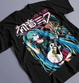 Hatsune Miku Anime Vocaloid Printed T-shirt Summer Men's and Women's T-shirt Trendy Loose Casual Y2K 2026 New Streetwear Tee