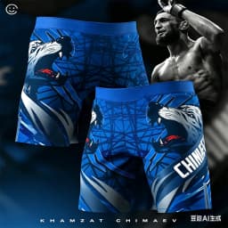 Summer Khamzat Chimaev Shorts Men's Fitness Training Sports Shorts MMA Loose Breathable Quick Drying Comfortable Running Shorts