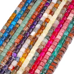 Natural Amethyst Amazonite Lapis Lazuli Beads 9-13mm Irregular Faceted Rondelle Shape Beads for Jewelry Making Accessories