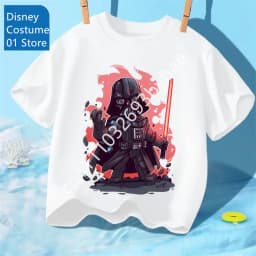Star Wars Boba Fett Graphic Tee for Boys Casual Cotton Short Sleeve Kids T Shirt Soft Comfortable Toddler Fashion Top