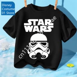 Star Wars Boba Fett Graphic Tee for Boys Casual Cotton Short Sleeve Kids T Shirt Soft Comfortable Toddler Fashion Top