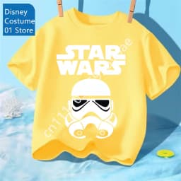 Star Wars Boba Fett Graphic Tee for Boys Casual Cotton Short Sleeve Kids T Shirt Soft Comfortable Toddler Fashion Top