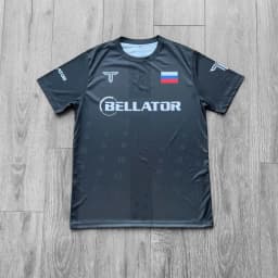 2026 New Men's Fighting Theme T-Shirt, Russian Style Print, Quick-Drying, Breathable, Running, Sports Training Short-Sleeve