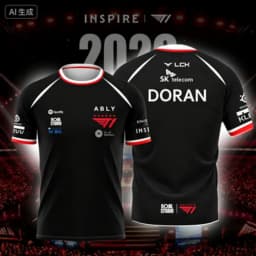 telecom Team PEYZ Player Esports Match Jersey Short-sleeve Sports T-shirt