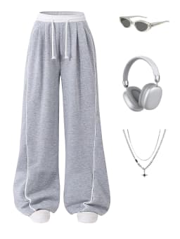 Summer New Style Loose Casual Sports Pants for Teenage Girls, Solid Color Fashionable Loose Casual Pants Suitable for Children Aged 5-13, Versatile Clothing for Home, School, and Outings