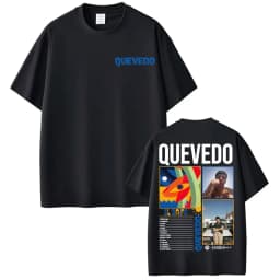 Rapper Quevedo 2026 EL BAIFO Graphic T-shirts for Men Women Harajuku Vintage Gothic T Shirt Casual 100% Cotton Oversized T-shirt
