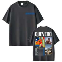 Rapper Quevedo 2026 EL BAIFO Graphic T-shirts for Men Women Harajuku Vintage Gothic T Shirt Casual 100% Cotton Oversized T-shirt