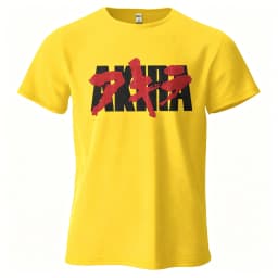 Unisex Akira Anime T-shirt Retro 90s Manga Graphic Print Casual Crew Neck Short Sleeve Loose Cotton Streetwear Tee for Men Women
