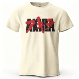 Unisex Akira Anime T-shirt Retro 90s Manga Graphic Print Casual Crew Neck Short Sleeve Loose Cotton Streetwear Tee for Men Women