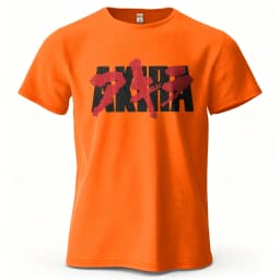 Unisex Akira Anime T-shirt Retro 90s Manga Graphic Print Casual Crew Neck Short Sleeve Loose Cotton Streetwear Tee for Men Women