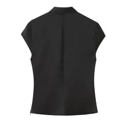 Willshela Women Fashion Solid Side Button Zipper Slim Fitting Tops Vintage Stand Neck Short Sleeves Female Chic Lady Tank Tops