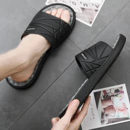 Fashion Mens Acupressure Massage Slippers Home Indoor Slides Sleeper Comfortable Men's Slide Slipper for House Room Foot Massage