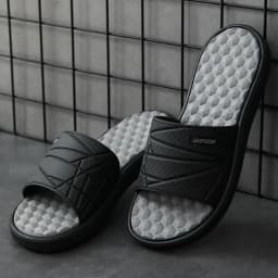 Fashion Mens Acupressure Massage Slippers Home Indoor Slides Sleeper Comfortable Men's Slide Slipper for House Room Foot Massage