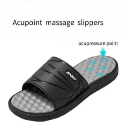 Fashion Mens Acupressure Massage Slippers Home Indoor Slides Sleeper Comfortable Men's Slide Slipper for House Room Foot Massage