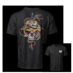 Trendy Military Tactics Viper Skeleton Outdoor Sports Leisure T-Shirt Men's and Women's Luxury Brand Top