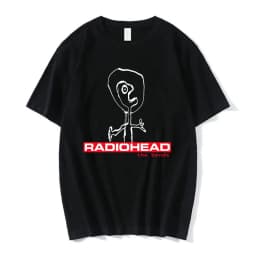 Vintage Classic Radiohead T Shirt Men Tees North America Tour Rock Boy Women's Tshirt Camisetas Hombre Hip Hop Street Casual Top