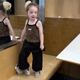 Boutique 2026 Summer New Kids Crop Top Girls Leopard Vest Halter Cute Baby Girls Top Fashion Cotton Tank Top 90-140cm