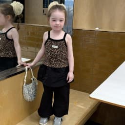 Boutique 2026 Summer New Kids Crop Top Girls Leopard Vest Halter Cute Baby Girls Top Fashion Cotton Tank Top 90-140cm
