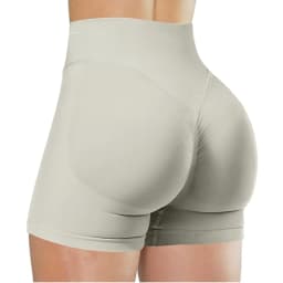 Seamless Women's Gym Yoga Exercise Pants High Waist Peach Hip Solid Color Tight Sexy Shorts Fitness Leggings
