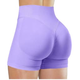 Seamless Women's Gym Yoga Exercise Pants High Waist Peach Hip Solid Color Tight Sexy Shorts Fitness Leggings