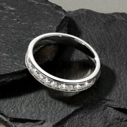 RAPRGOLD GRA Certified 2mm Moissanite Ring for Women Lab Created Diamond Engagement Half Eternity Band Wedding Fine Jewelry Gift