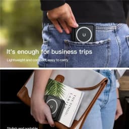 3 In 1 Magnetic Portable Wireless Charger Pad for iPhone 16 15 14 13 12 Pro Max Apple Watch AirPods Fast Charging Dock Station