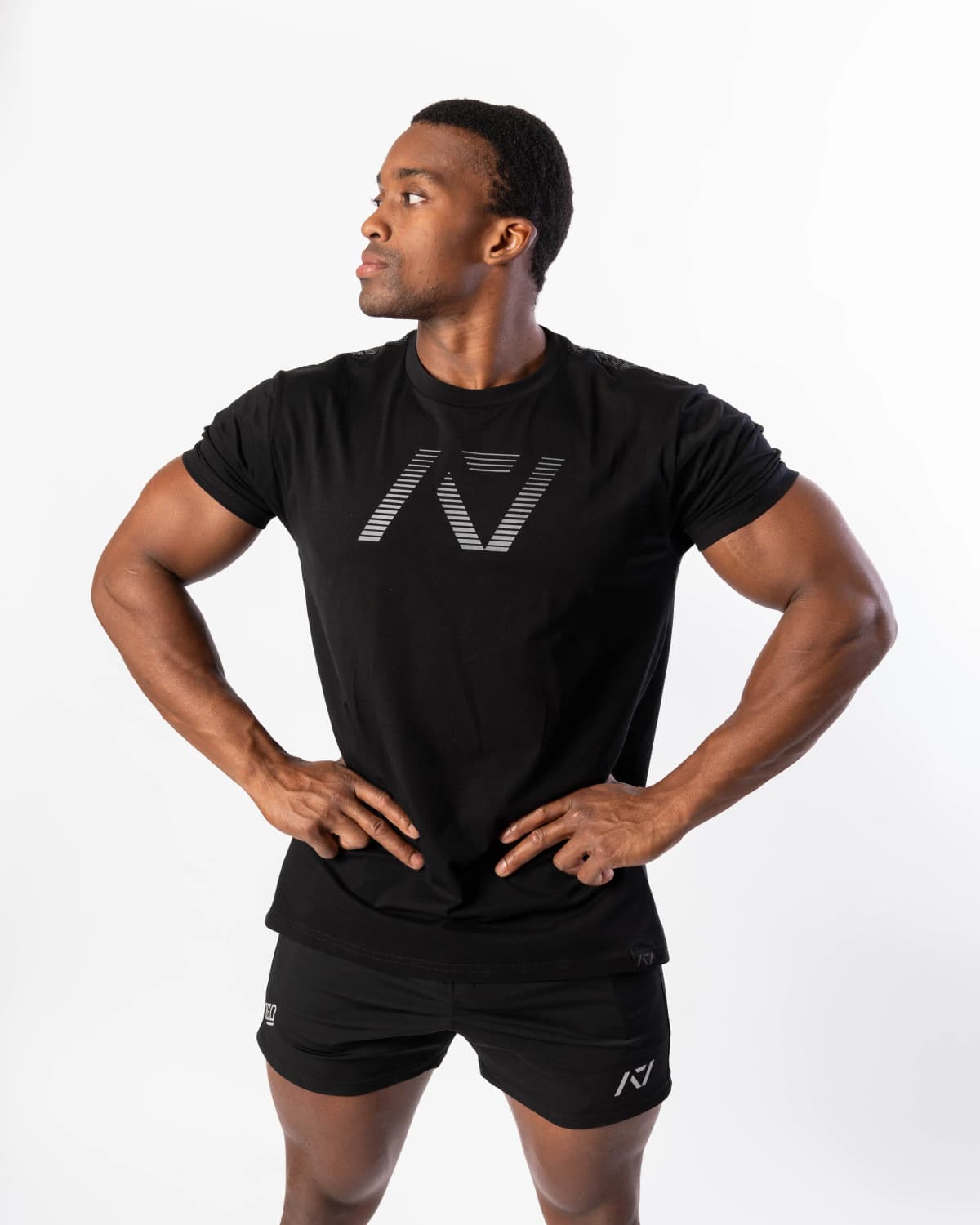 GYM A7 Bench Press Shirt _ Stealth True-Fit Bar Grip Tee High-end Luxury Unisex Style Both of Men and Women