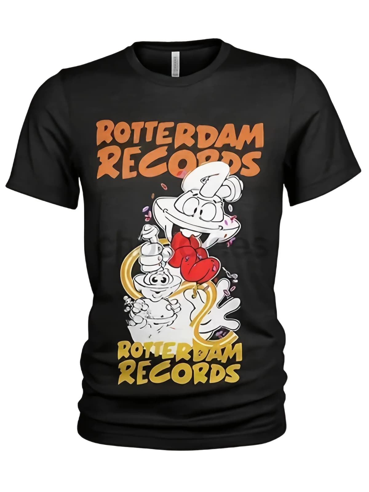 Rotterdam Record T-shirt, 1990s European Master Dutch Hip-hop Technical Music Suitable for Casual Sports T-shirt
