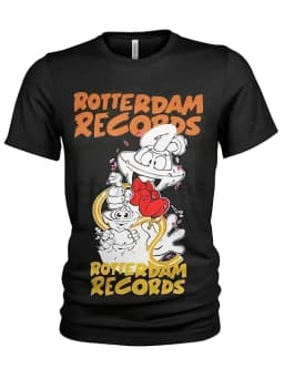 Rotterdam Record T-shirt, 1990s European Master Dutch Hip-hop Technical Music Suitable for Casual Sports T-shirt