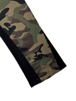 Men's Simple Camo Casual Pants, Long Straight Leg Outdoors Hiking Pants, Fashion Slim Fit Bell Bottoms, Spring & Fall Wear
