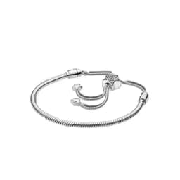 Star Shaped Adjustable Bracelet S925 Pure Silver Rose Snake Bone Chain DIY Accessories Charm Women's Jewelry Wedding Gifts