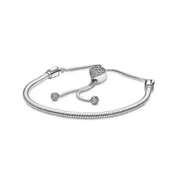 Star Shaped Adjustable Bracelet S925 Pure Silver Rose Snake Bone Chain DIY Accessories Charm Women's Jewelry Wedding Gifts