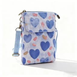 Fresh countryside fabric crossbody phone bag - floral five-layer crossbody women's bag