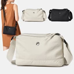 Trendy Soft Nylon Cloth Women Shoulder Bag Multiple Pockets Casual Style Messenger Bag Solid Color Crossbody Bags Party