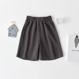 Children's Cotton Shorts Black Gray - Summer Breathable Loose Fit for Boys & Girls Five-Point Pants Baby Clothes